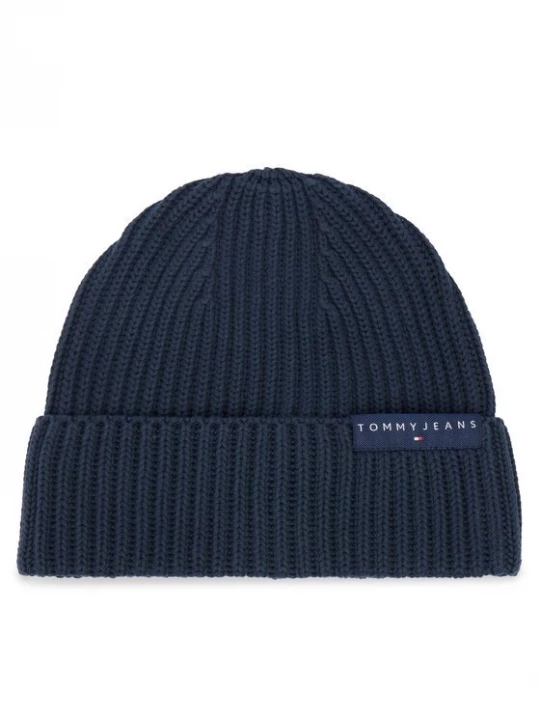 Obrázek produktu Tommy Jeans Čepice Tjm Linear Logo Beanie AM0AM14865 Tmavomodrá