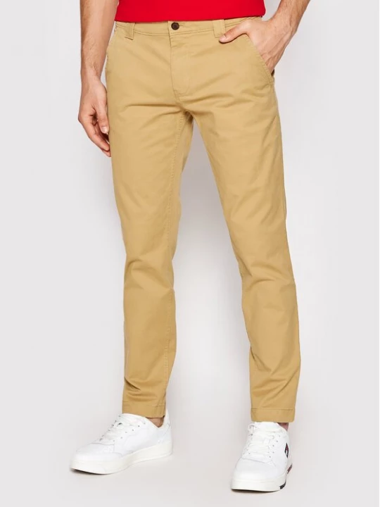 Obrázek produktu Tommy Jeans Chino kalhoty Scanton DM0DM09595 Hnědá Slim Fit