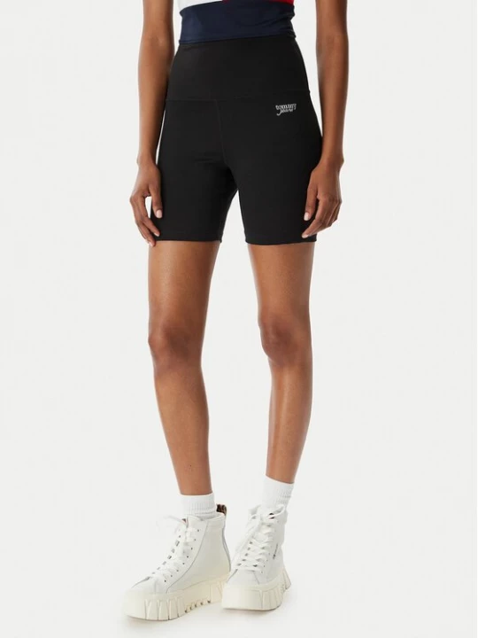 Obrázek produktu Tommy Jeans Cyklistické šortky DW0DW22271 Černá Slim Fit