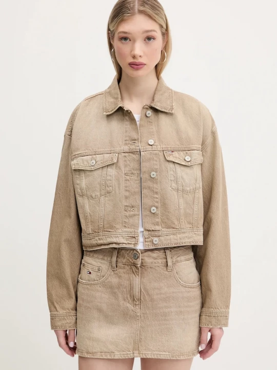 Obrázek produktu Tommy Jeans Džínová bunda Tommy Jeans béžová