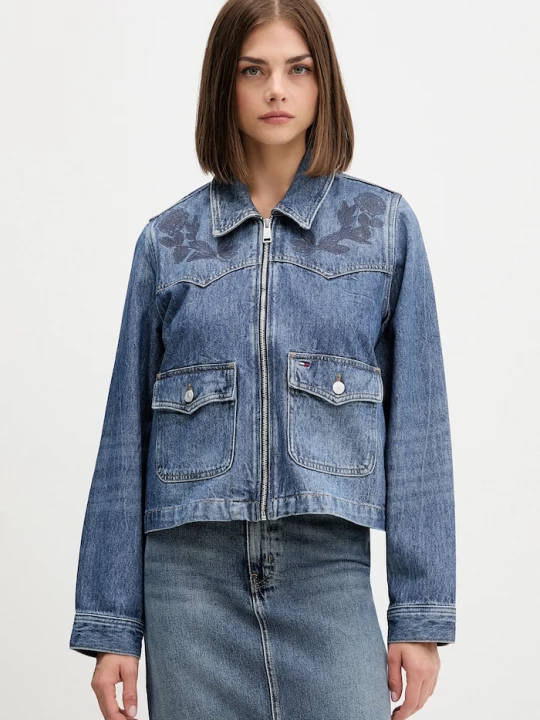 Obrázek produktu Tommy Jeans Džínová bunda Tommy Jeans námořnická modř
