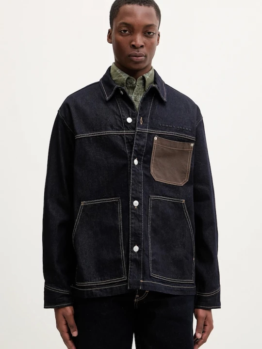 Obrázek produktu Tommy Jeans Džínová bunda Tommy Jeans námořnická modř