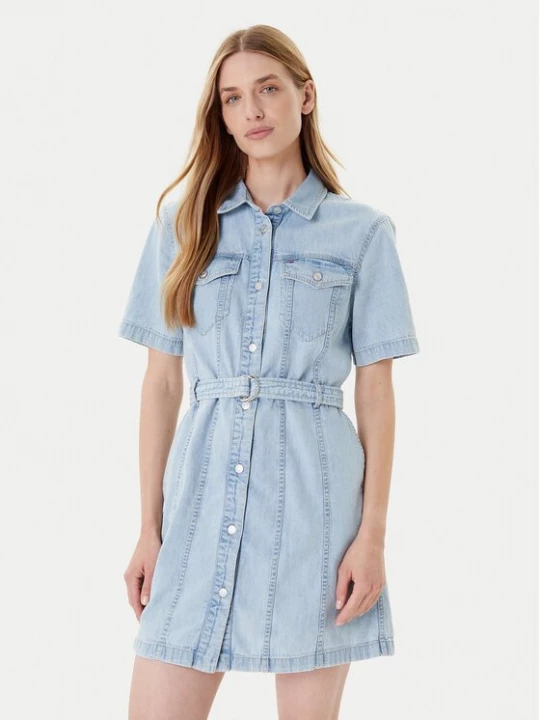 Obrázek produktu Tommy Jeans Džínové šaty DW0DW21168 Modrá Regular Fit