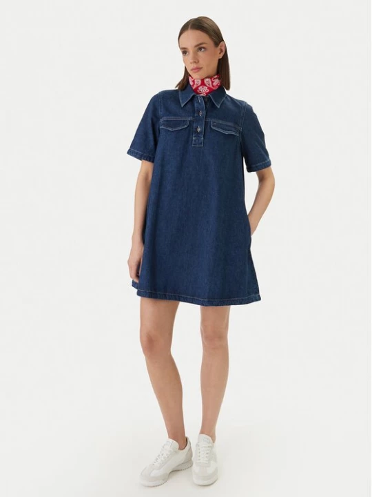 Obrázek produktu Tommy Jeans Džínové šaty DW0DW22989 Tmavomodrá Regular Fit