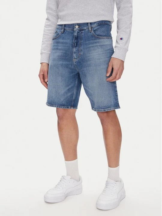 Obrázek produktu Tommy Jeans Džínové šortky Isaac DM0DM20952 Modrá Relaxed Fit
