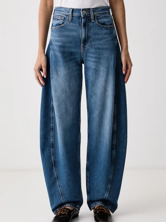 Obrázek produktu Tommy Jeans džíny barrel dámské modrá