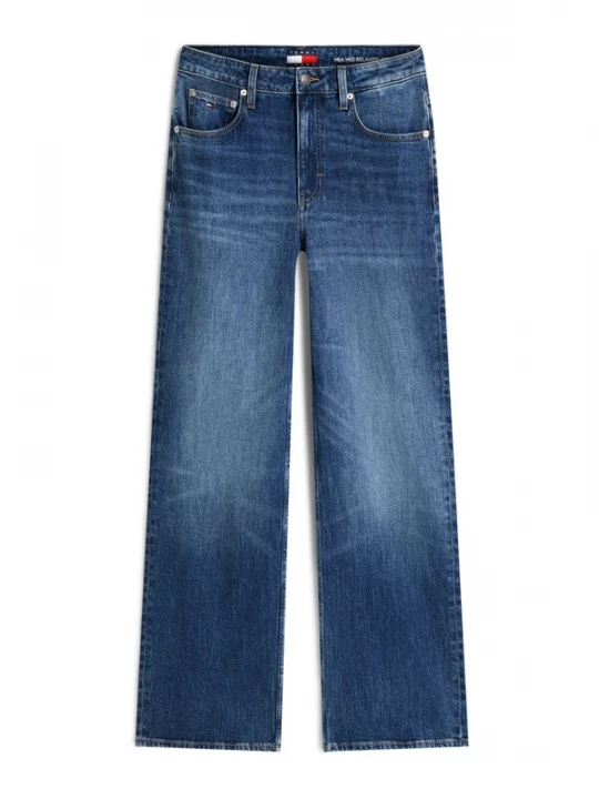 Obrázek produktu Tommy Jeans Džíny 'Mia Mid Rise Relaxed Straight' modrá