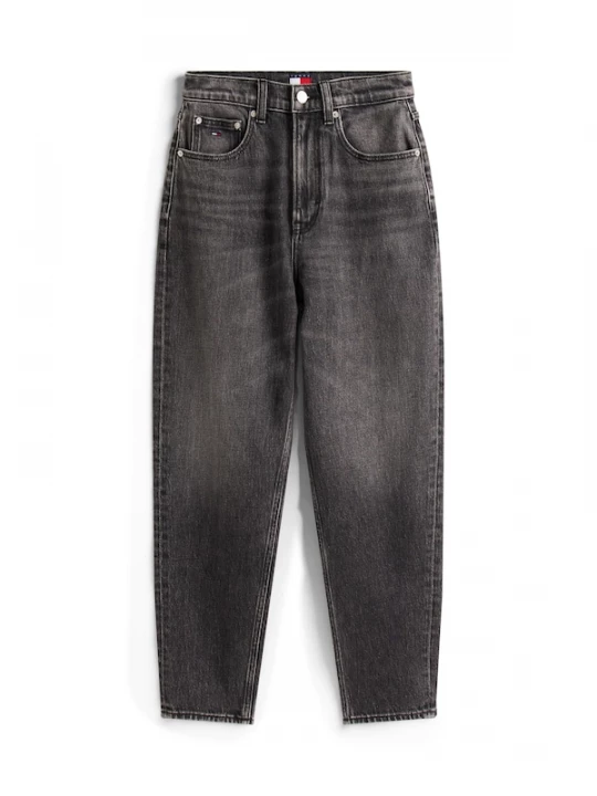 Obrázek produktu Tommy Jeans Džíny 'Ultra High Rise Mom Tapered Leg Black' šedá džínová