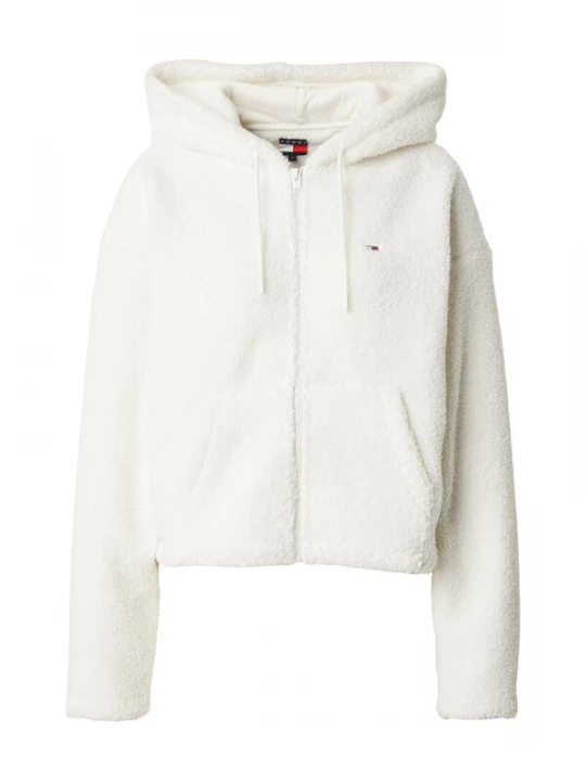 Obrázek produktu Tommy Jeans Fleecová mikina bílá