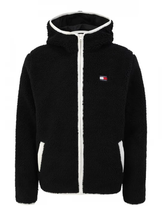 Obrázek produktu Tommy Jeans Fleecová mikina  černá / bílá