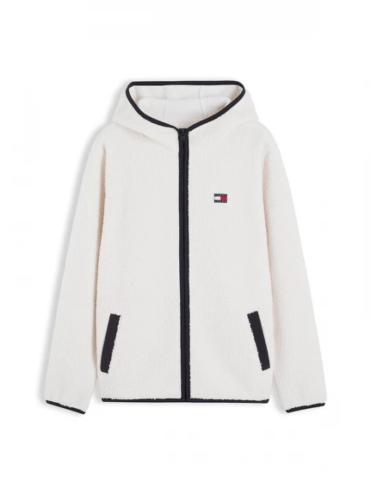 Obrázek produktu Tommy Jeans Fleecová mikina krémová / černá
