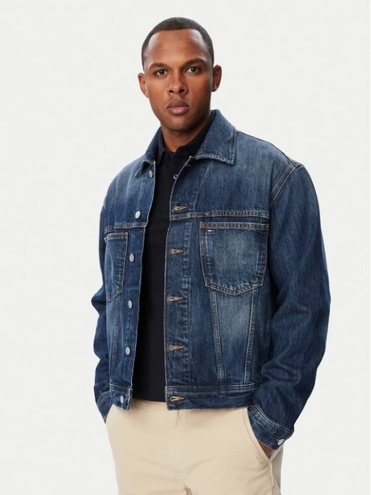 Obrázek produktu Tommy Jeans Jeansová bunda Archive DM0DM23574 Modrá Regular Fit