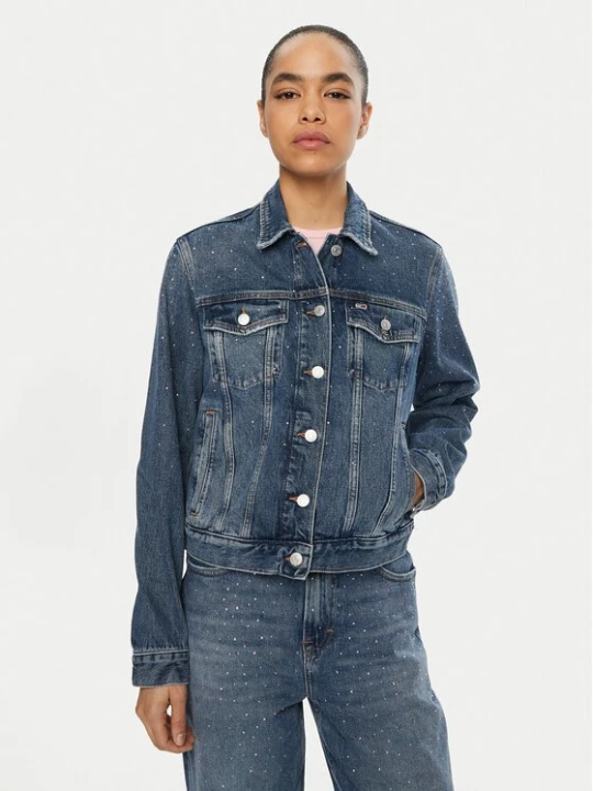 Obrázek produktu Tommy Jeans Jeansová bunda Classic DW0DW19781 Modrá Regular Fit