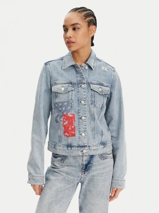 Obrázek produktu Tommy Jeans Jeansová bunda Classic DW0DW20116 Modrá Regular Fit