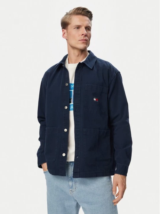 Obrázek produktu Tommy Jeans Jeansová bunda DM0DM20236 Tmavomodrá Regular Fit