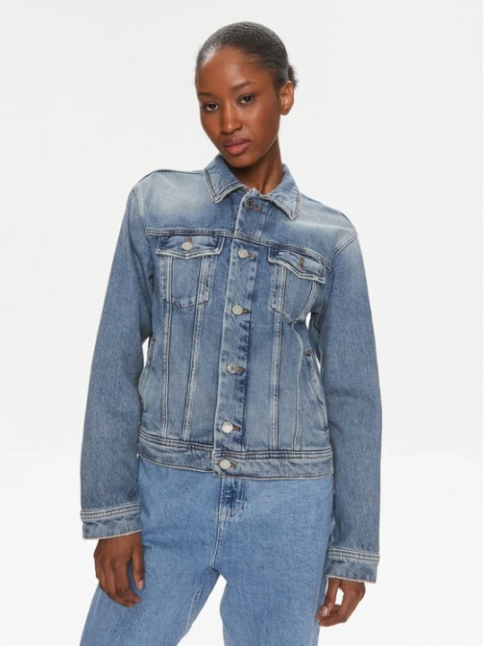 Obrázek produktu Tommy Jeans Jeansová bunda DW0DW16994 Modrá Regular Fit