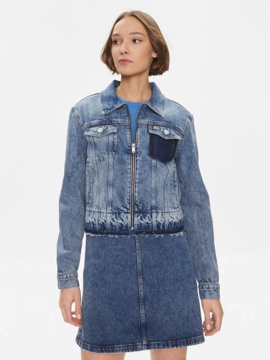 Obrázek produktu Tommy Jeans Jeansová bunda Izzie DW0DW16989 Modrá Slim Fit