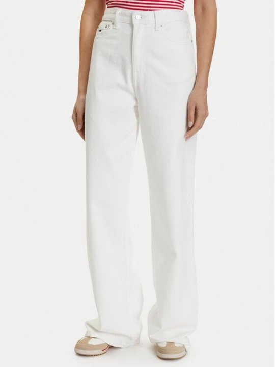 Obrázek produktu Tommy Jeans Jeansy DW0DW22648 Bílá Straight Leg