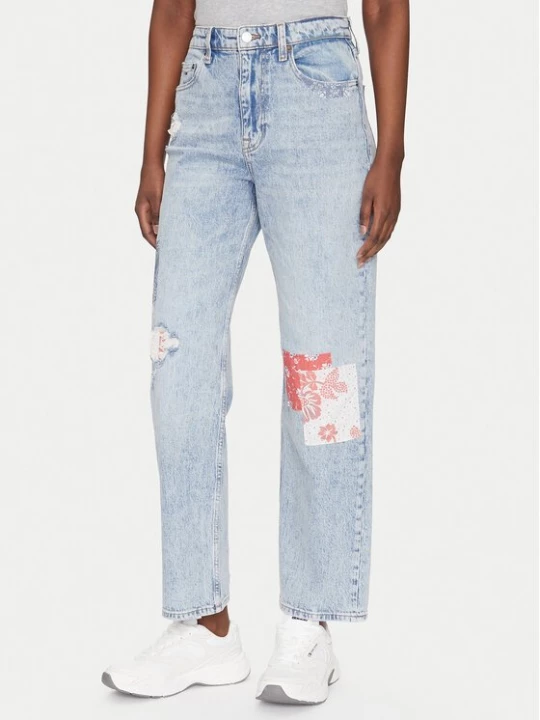 Obrázek produktu Tommy Jeans Jeansy Layla DW0DW20017 Modrá Straight Fit