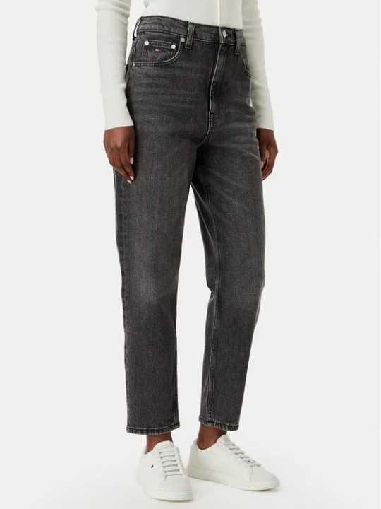 Obrázek produktu Tommy Jeans Jeansy Mom Jean Uh Tpr Bi0187 Co DW0DW21812 Černá Mom Fit
