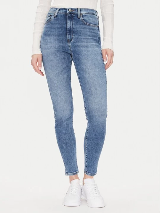 Obrázek produktu Tommy Jeans Jeansy Sylvia Hgh Skn Bi0234 Co DW0DW20655 Modrá Slim Fit