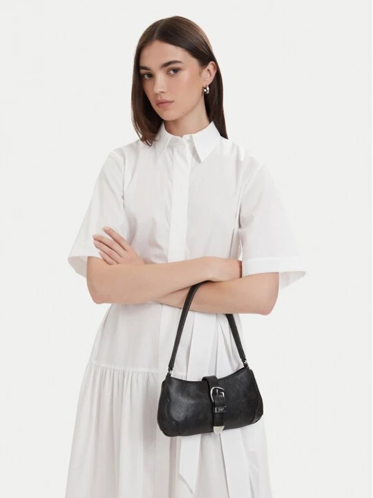 Obrázek produktu Tommy Jeans Kabelka Tjw Cool Leather Shoulder Bag AW0AW18788 Černá