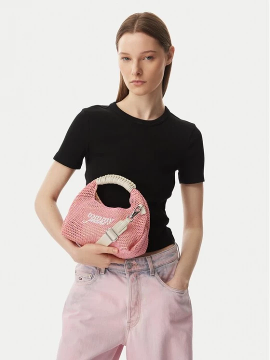 Obrázek produktu Tommy Jeans Kabelka Tjw Summer Crochet Crossover AW0AW18779 Světle růžová