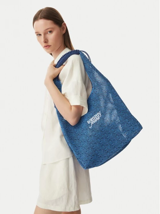 Obrázek produktu Tommy Jeans Kabelka Tjw Summer Crochet Hobo AW0AW18778 Modrá