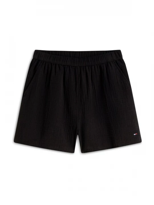 Obrázek produktu Tommy Jeans Kalhoty 'Crinkle Textured Relaxed' černá