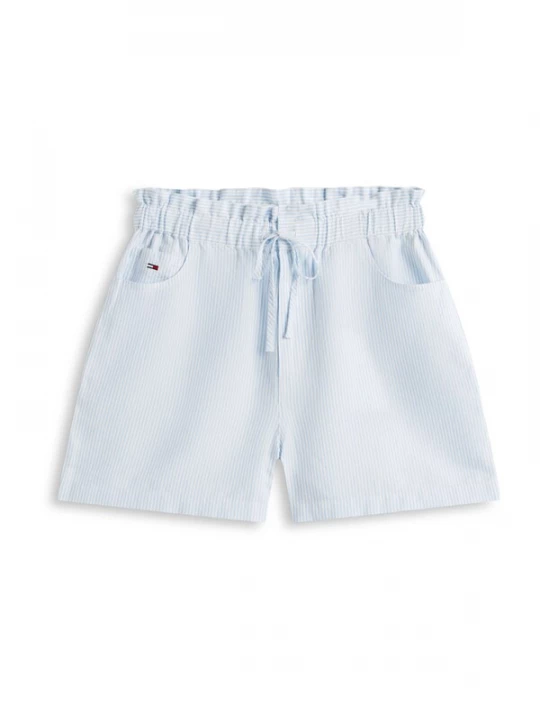 Obrázek produktu Tommy Jeans Kalhoty 'ESSENTIAL' světlemodrá / bílá