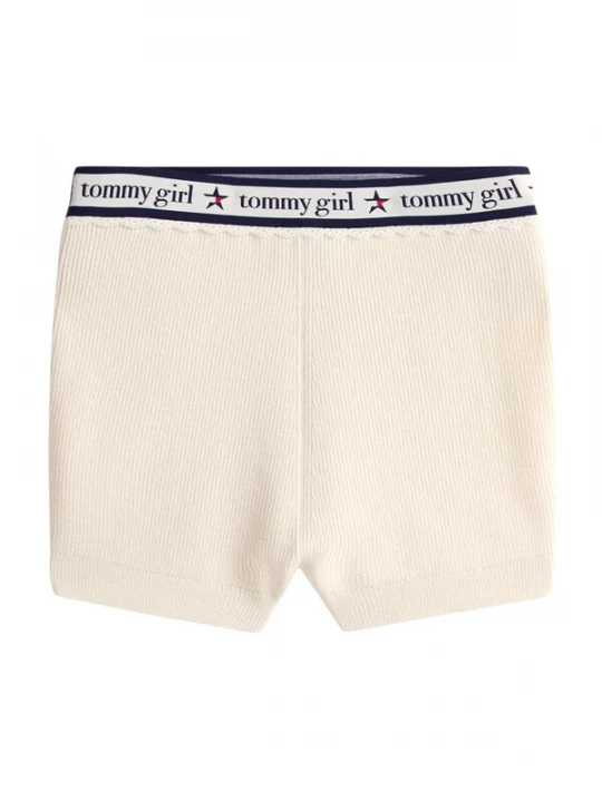 Obrázek produktu Tommy Jeans Kalhoty krémová / námořnická modř / červená / bílá