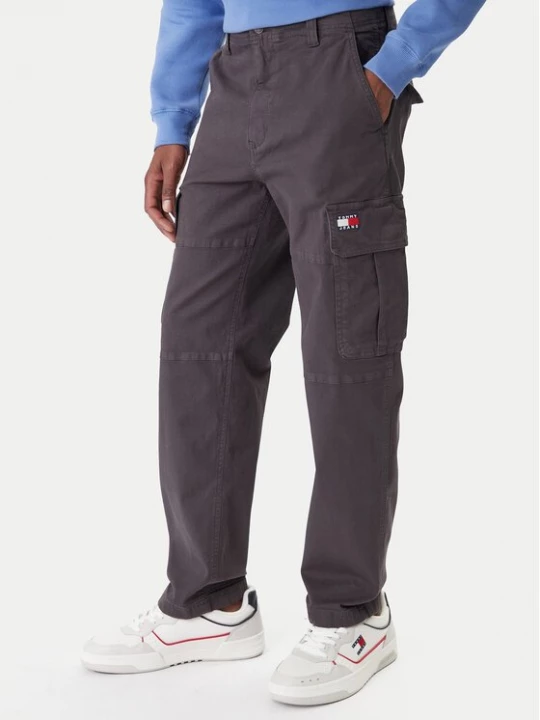 Obrázek produktu Tommy Jeans Kalhoty z materiálu Sonny DM0DM22651 Šedá Slim Fit