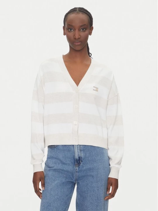 Obrázek produktu Tommy Jeans Kardigan DW0DW20968 Béžová Relaxed Fit