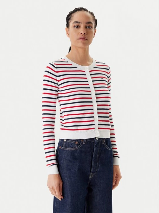 Obrázek produktu Tommy Jeans Kardigan Essential DW0DW20976 Barevná Regular Fit