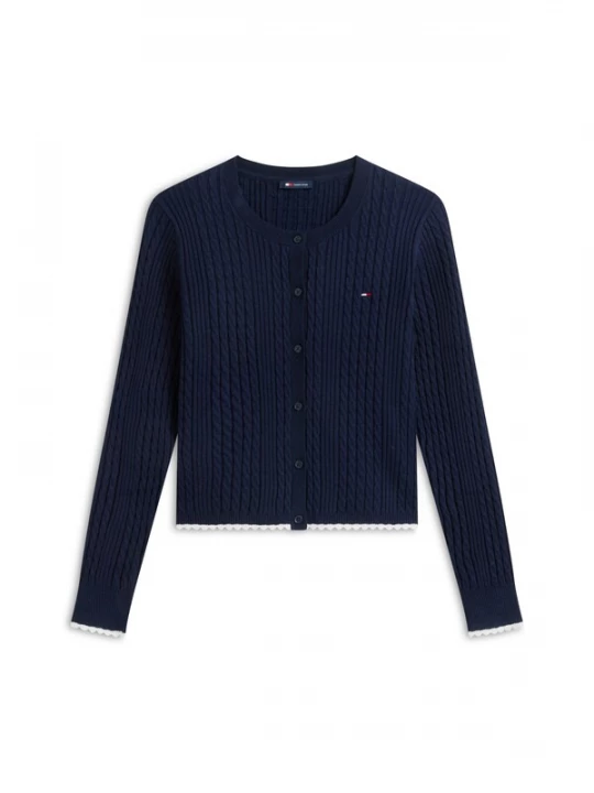 Obrázek produktu Tommy Jeans Kardigan námořnická modř / bílá