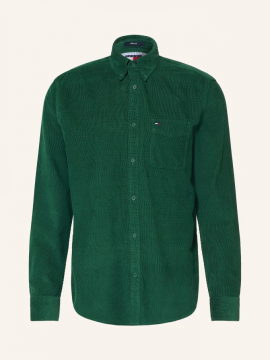 Obrázek produktu Tommy Jeans Kordová Košile Comfort Fit zelená