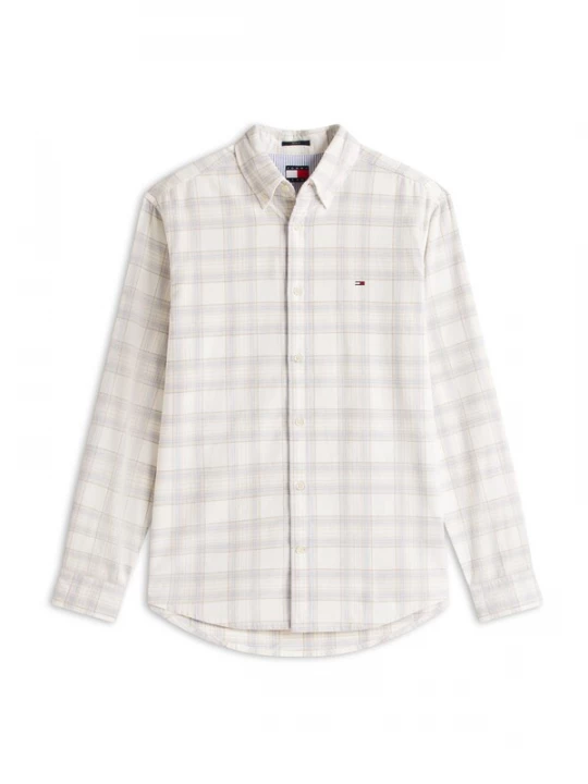 Obrázek produktu Tommy Jeans Košile béžová / pastelová modrá / bílá