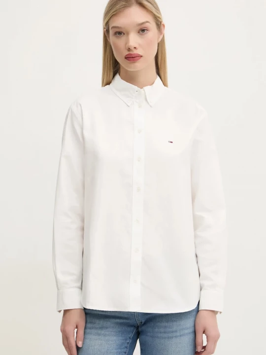 Obrázek produktu Tommy Jeans košile dámská bavlněná béžová