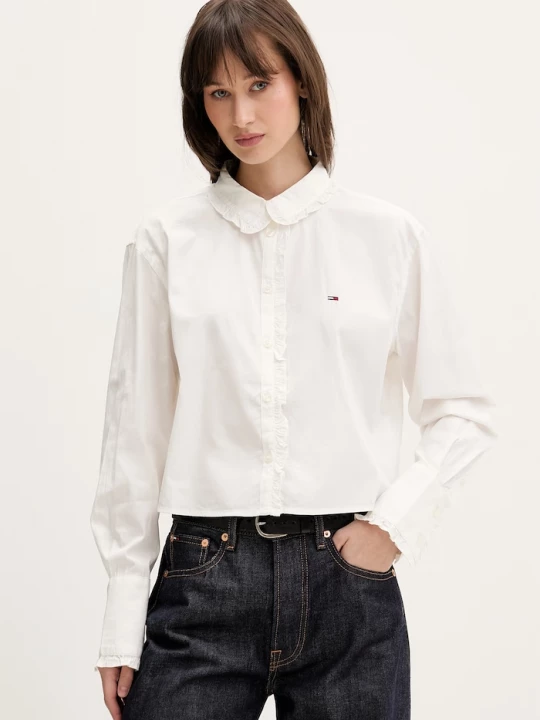 Obrázek produktu Tommy Jeans košile dámská bavlněná béžová