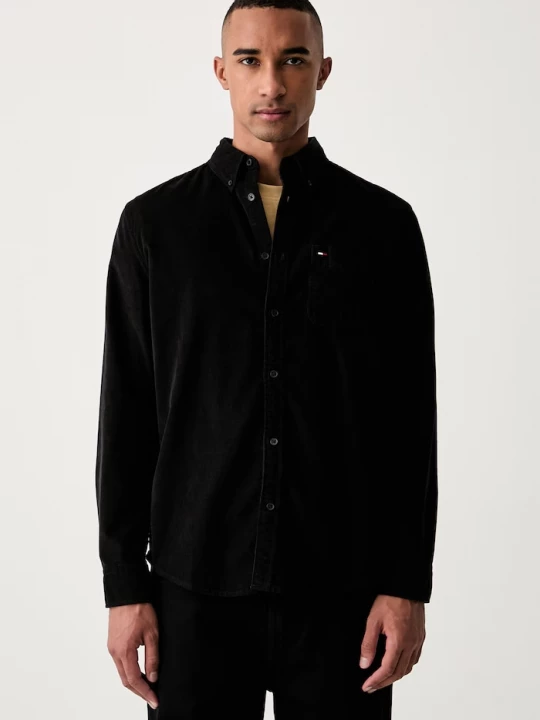 Obrázek produktu Tommy Jeans košile dětská manšestrová černá