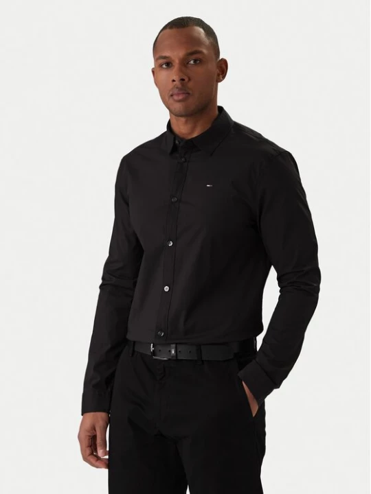 Obrázek produktu Tommy Jeans Košile DM0DM04405 Černá Slim Fit
