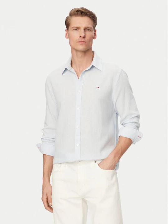 Obrázek produktu Tommy Jeans Košile DM0DM22761 Světle modrá Regular Fit
