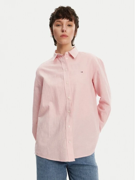 Obrázek produktu Tommy Jeans Košile DW0DW20292 Růžová Relaxed Fit