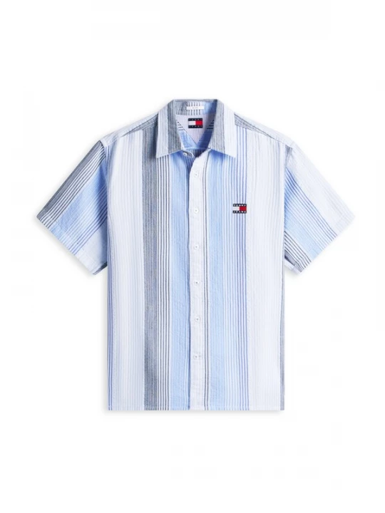Obrázek produktu Tommy Jeans Košile marine modrá / světlemodrá / bílá