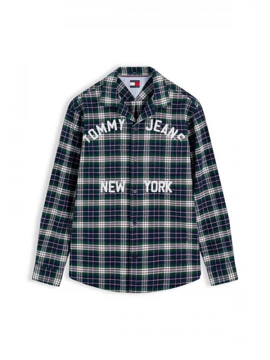 Obrázek produktu Tommy Jeans Košile námořnická modř / zelená / růžová / bílá