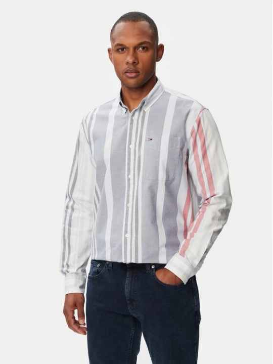 Obrázek produktu Tommy Jeans Košile Oxford DM0DM23246 Barevná Relaxed Fit