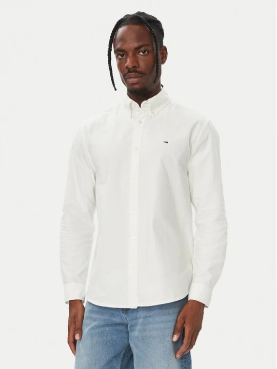 Obrázek produktu Tommy Jeans Košile Oxford DM0DM23711 Bílá Regular Fit