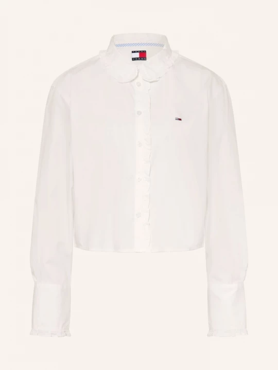 Obrázek produktu Tommy Jeans Košile S Volánky krémová