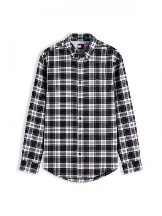 Obrázek produktu Tommy Jeans Košile světle šedá / černá / bílá