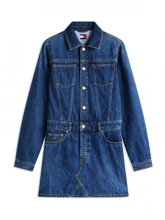 Obrázek produktu Tommy Jeans Košilové šaty 'ARCHIVE' modrá